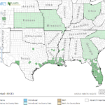 Water Lettuce Locations in Southeast US