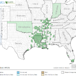 Oneflower False Fiddlehead Locations in Southeast US
