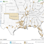 Fanwort Locations in Southeast US