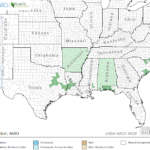 Red Milkweed Locations in Southeast US