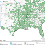 Waterpepper Smartweed Locations in Southeast US